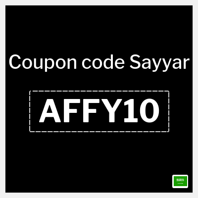 Coupon for Sayyar (AFFY10) 40% Discount