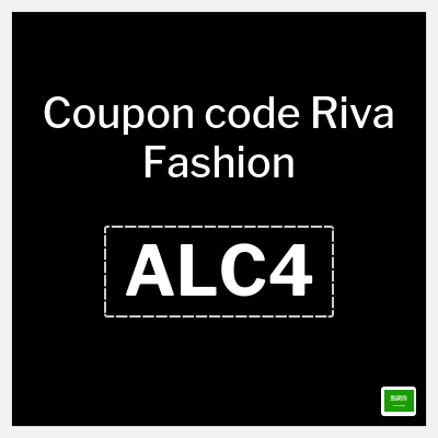 Riva Fashion Coupon (ALC4) Riva Coupon Code 2026