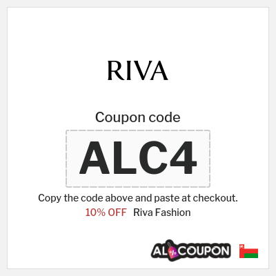 Riva Fashion Coupon (ALC4) Riva Coupon Code 2026