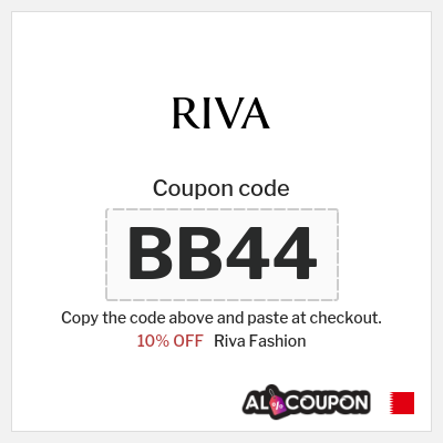 Coupon for Riva Fashion (BB44) 10% OFF