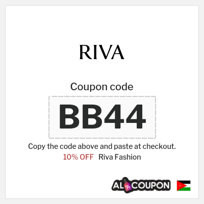Coupon for Riva Fashion (BB44) 10% OFF