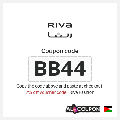 Riva Fashion Coupon (BB44) Riva codes & coupons | 7% Off + Up to 50% Sale