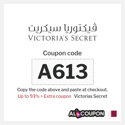 Coupon for Victorias Secret (A613) Up to 93% + Extra coupon
