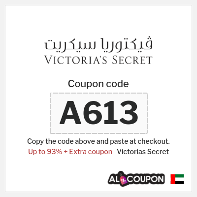 Coupon for Victorias Secret (A613) Up to 93% + Extra coupon