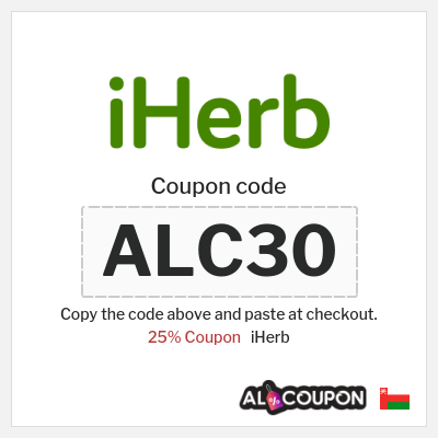 Coupon discount code for iHerb Up to 25% Off