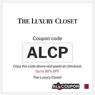 Coupon for The Luxury Closet (ALCP) Up to 30% OFF