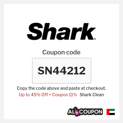 Coupon for Shark Clean (SN44212) Up to 45% Off + Coupon 11%