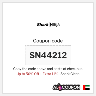 Coupon for Shark Clean (SN44212) Up to 50% Off + Extra 11%