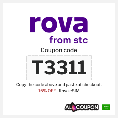 Coupon discount code for Rova eSIM 15% Promo Codes