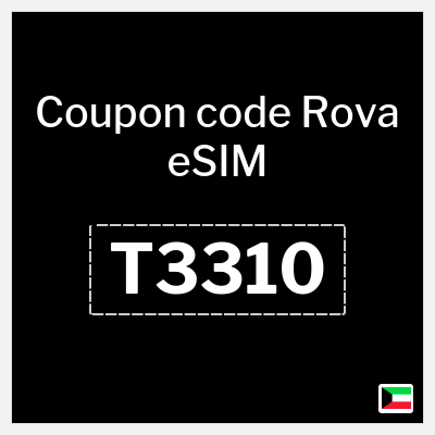 Coupon for Rova eSIM (T3310) 15% coupon code