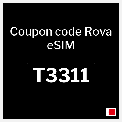 Coupon for Rova eSIM (T3311) 15% OFF