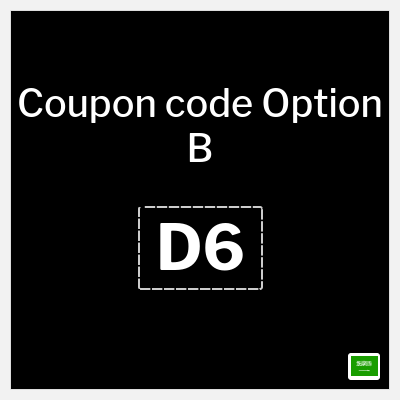 Coupon discount code for Option B 10% Coupons