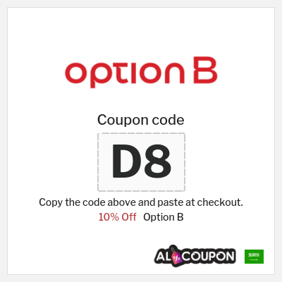 Coupon for Option B (D8) 10% Off