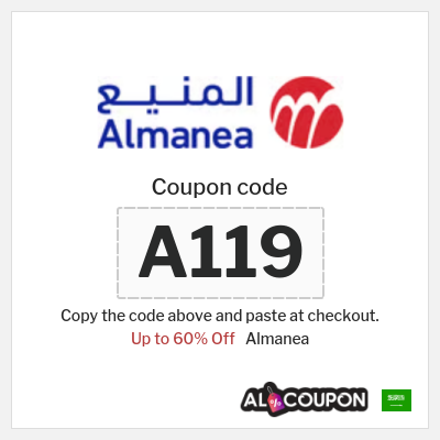 Coupon for Almanea (A119) Up to 60% Off