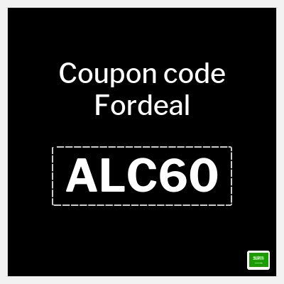Coupon for Fordeal (ALC60) Up to 60 Saudi riyal OFF