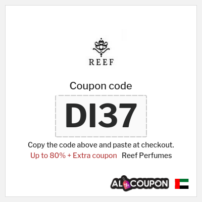 Coupon for Reef Perfumes (DI37) Up to 80% + Extra coupon