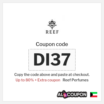 Coupon for Reef Perfumes (DI37) Up to 80% + Extra coupon