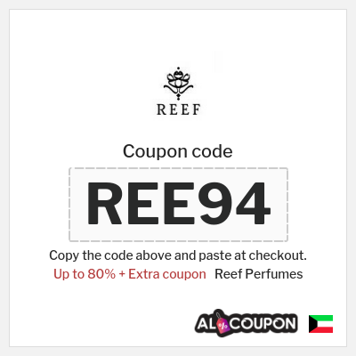 Coupon for Reef Perfumes (REE94) Up to 80% + Extra coupon