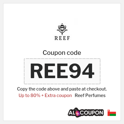 Coupon for Reef Perfumes (REE94) Up to 80% + Extra coupon