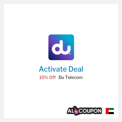 Special Deal for Du Telecom 10% Off