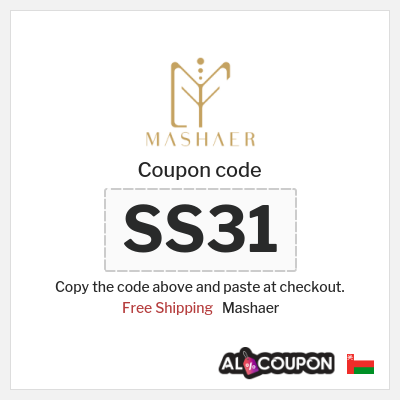 Coupon for Mashaer (SS31) Free Shipping