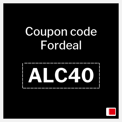 Coupon for Fordeal (ALC40) 4 Bahraini Dinar discount