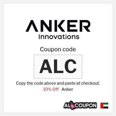 Coupon for Anker (ALC) 10% Off