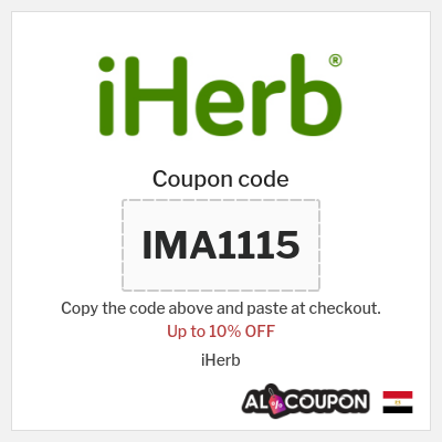 Coupon for iHerb (IMA1115) Up to 10% OFF