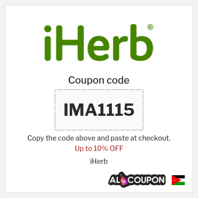 Coupon for iHerb (IMA1115) Up to 10% OFF