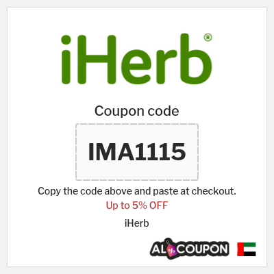 Coupon for iHerb (IMA1115) Up to 5% OFF