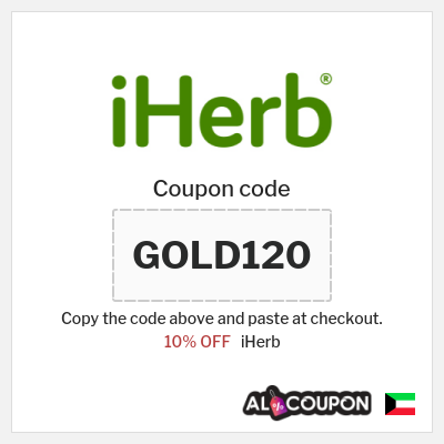 iHerb Coupon (GOLD120) iHerb Offers | Up to 50% OFF + 10% Coupon