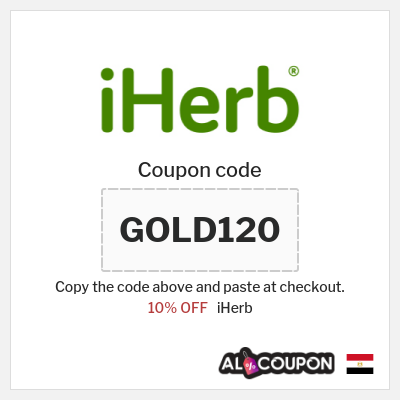 iHerb Coupon (GOLD120) iHerb Offers | Up to 50% OFF + 10% Coupon