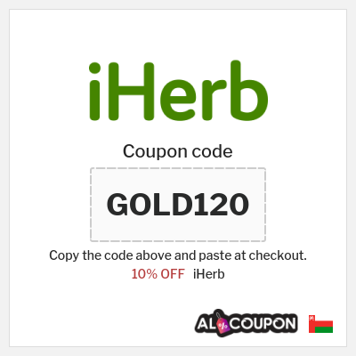 iHerb Coupon (GOLD120) iHerb Offers | Up to 50% OFF + 10% Coupon