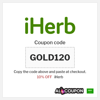 iHerb Coupon (GOLD120) iHerb Offers | Up to 50% OFF + 10% Coupon