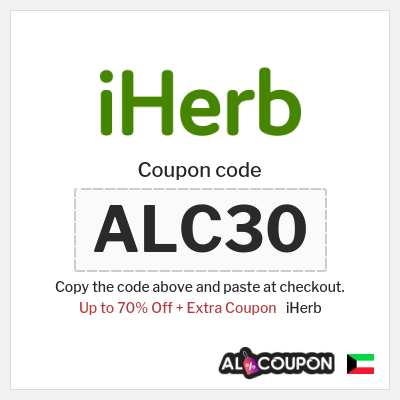 Coupon for iHerb (ALC30) Up to 70% Off + Extra Coupon