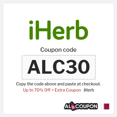 Coupon for iHerb (ALC30) Up to 70% Off + Extra Coupon