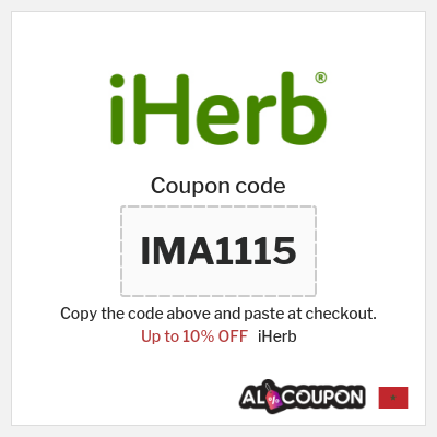 Coupon for iHerb (IMA1115) Up to 10% OFF