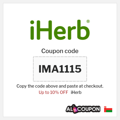 Coupon for iHerb (IMA1115) Up to 10% OFF