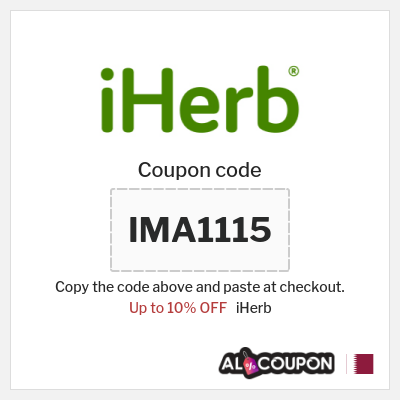 Coupon for iHerb (IMA1115) Up to 10% OFF