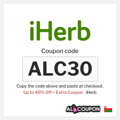 Coupon for iHerb (ALC30) Up to 40% Off + Extra Coupon