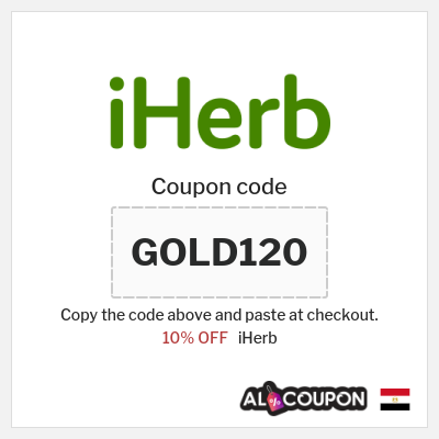 iHerb Coupon (GOLD120) iHerb Offers | Up to 50% OFF + 10% Coupon