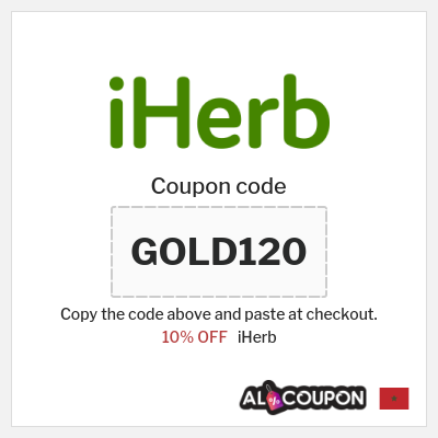 iHerb Coupon (GOLD120) iHerb Offers | Up to 50% OFF + 10% Coupon