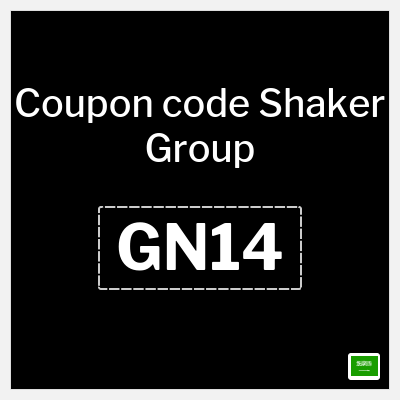 Coupon for Shaker Group (GN14) 5% coupon code