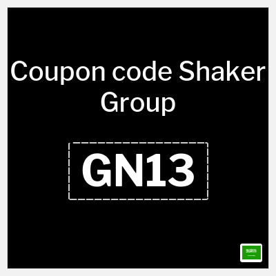 Coupon for Shaker Group (GN13) 7% OFF