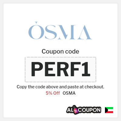 Coupon for OSMA (PERF1) 5% Off