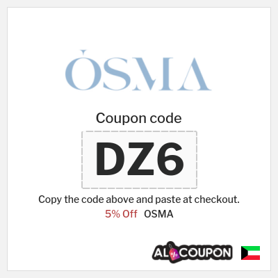Coupon for OSMA (DZ6) 5% Off