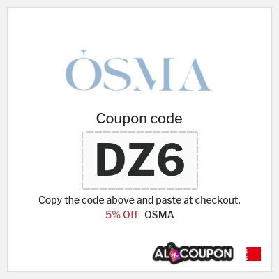 Coupon for OSMA (DZ6) 5% Off