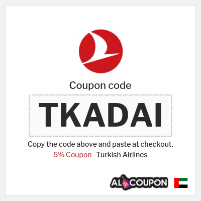 Turkish Airlines Coupon (TKADAI) Turkish Airlines Promo Code 2026