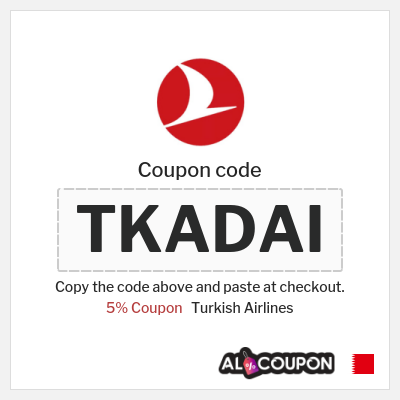Turkish Airlines Coupon (TKADAI) Turkish Airlines Promo Code 2026