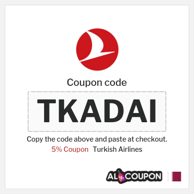 Turkish Airlines Coupon (TKADAI) Turkish Airlines Promo Code 2026